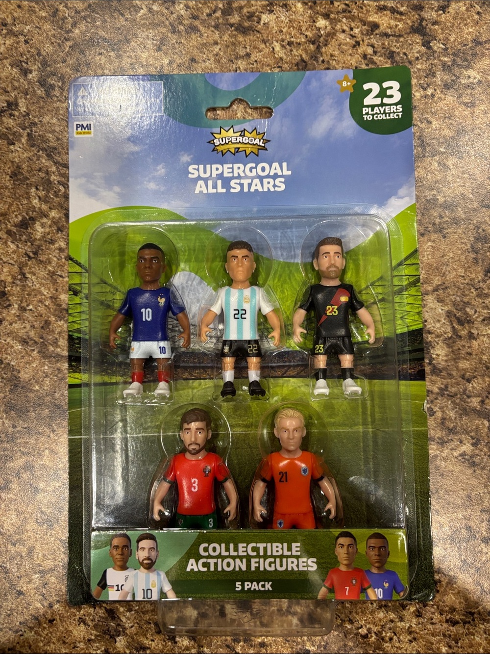All Stars World Cup Soccer Action Figures - Multi-Color Set